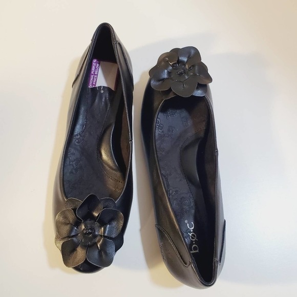 BOC women's ballet Black flat shoes size 8 1/2 M - Picture 6 of 14